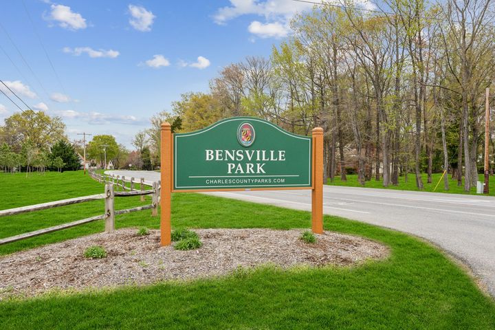 Bensville Park just a 3 minute drive away