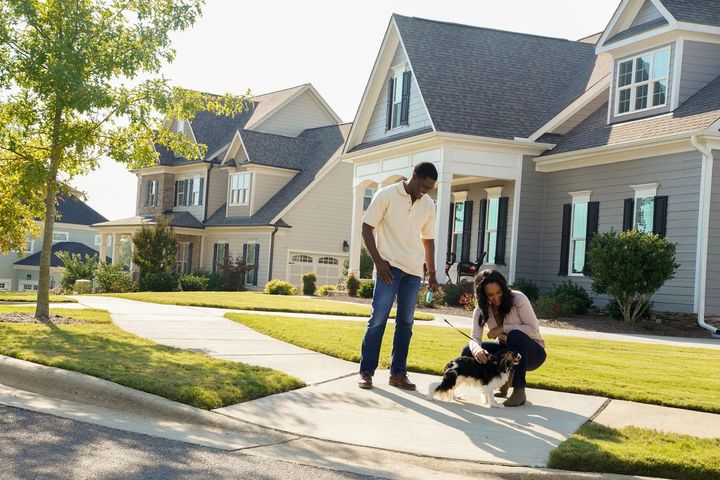 Enjoy walks around the established neighborhood