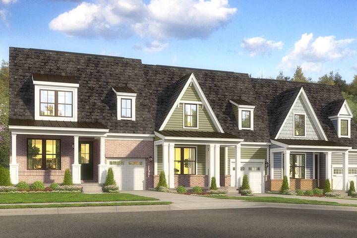 The Landry at The Village at Cabin Branch Elevations D, C, B