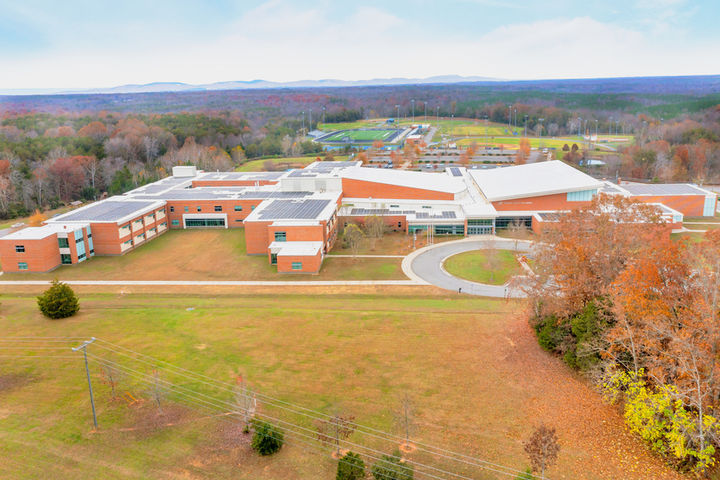 fluvanna high school aerial view