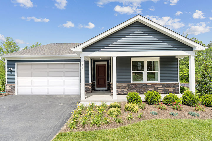 Main level and 2 story single family home designs available