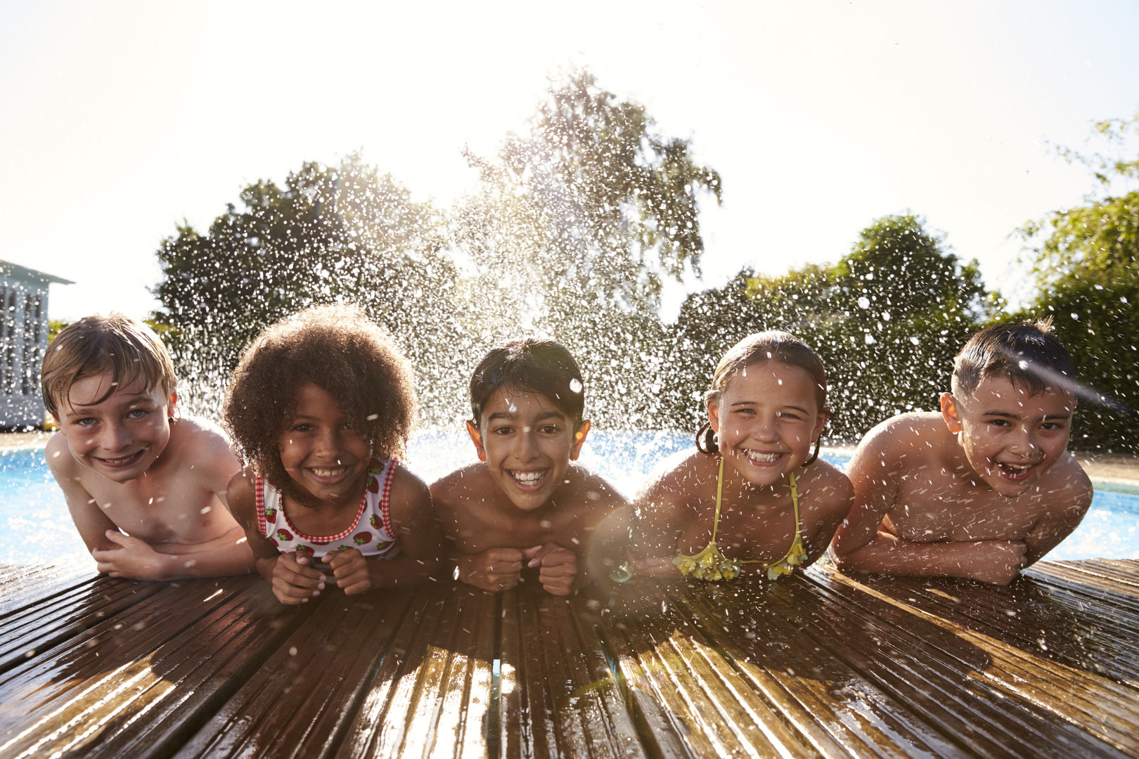 Enjoy summers at the neighborhood pool with friends and family