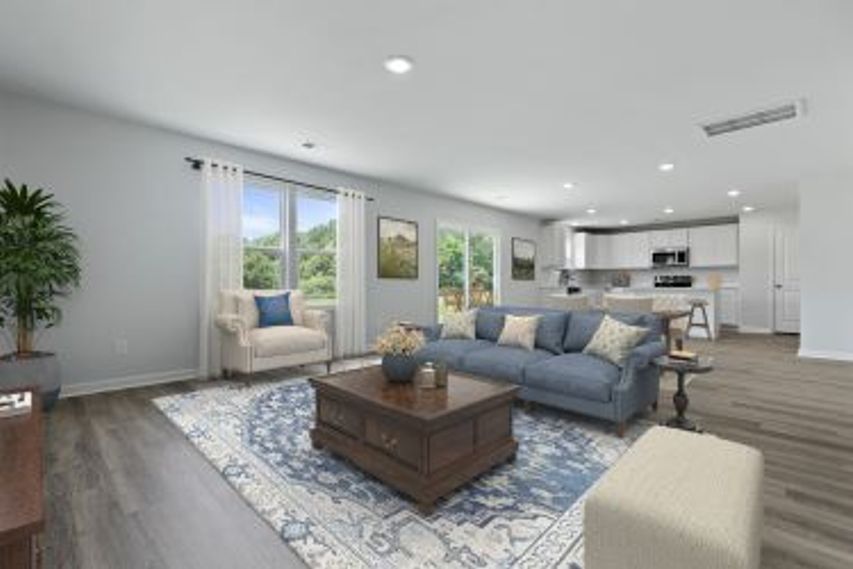 open concept floor plan