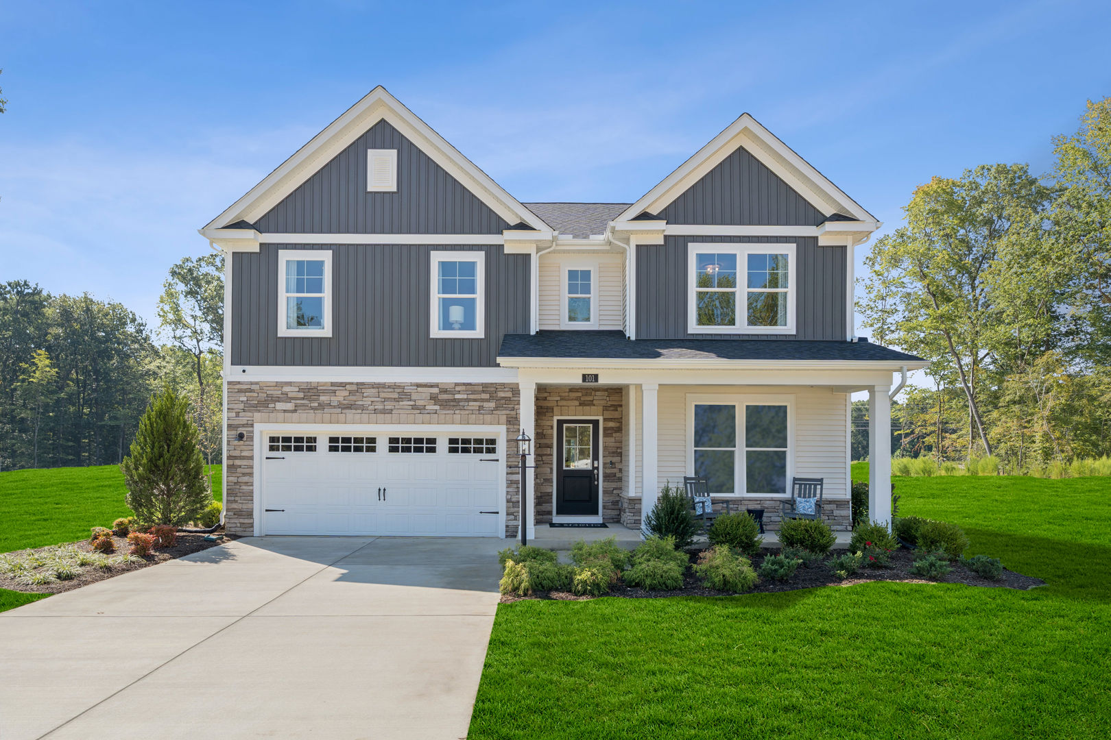 Spacious New Single Family Homes with Wooded Views