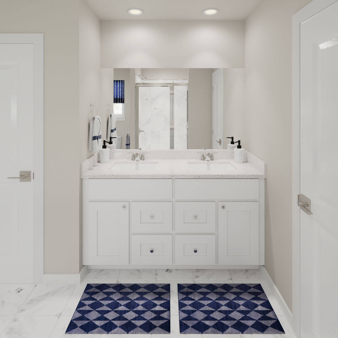 Primary Bathroom with Double Vanity