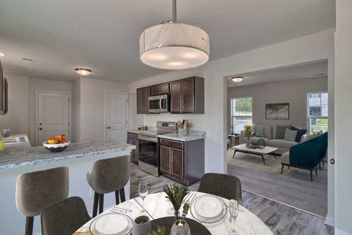 Breakfast Area and Kitchen