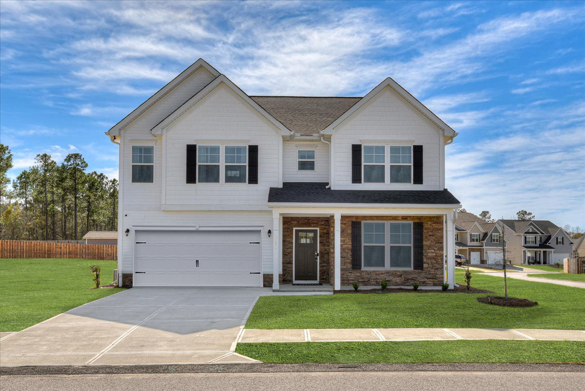 Modern Exteriors with Great Curb Appeal at Clairbourne