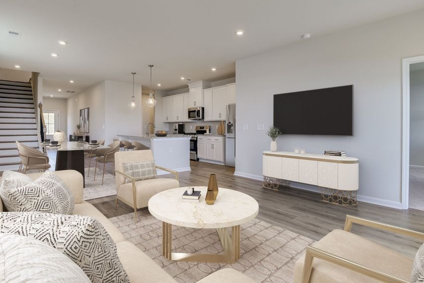 open concept floor plan