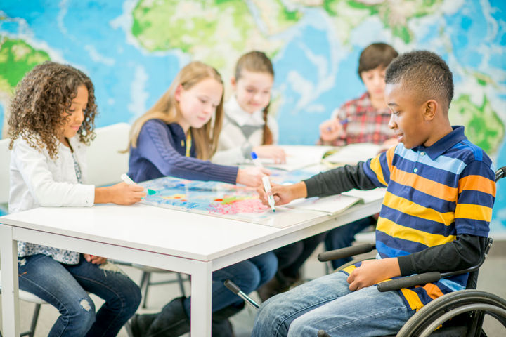 students in school