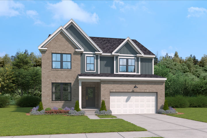 elevation B exterior rendering