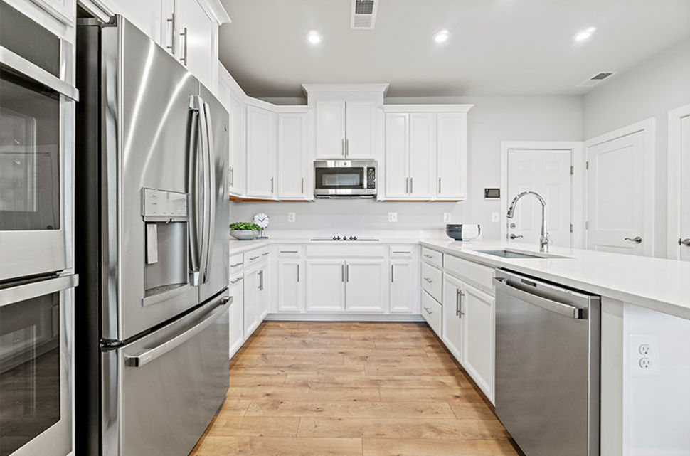 abundant cabinet and drawer space