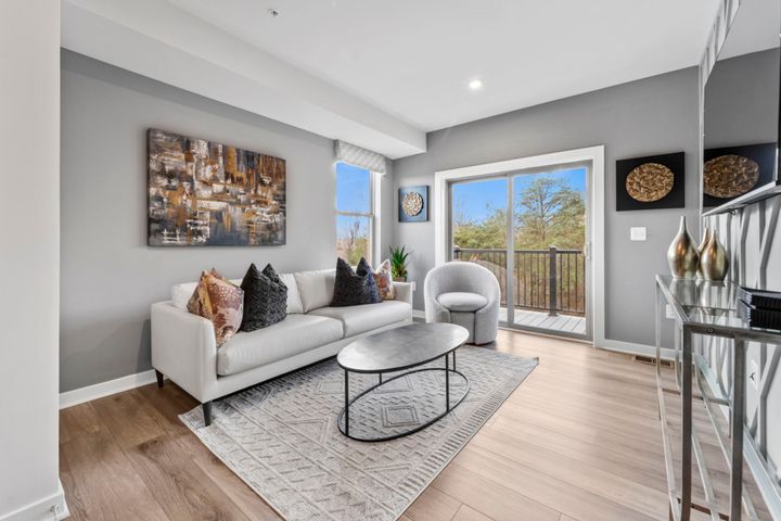 Upper Level Flex Space with Balcony