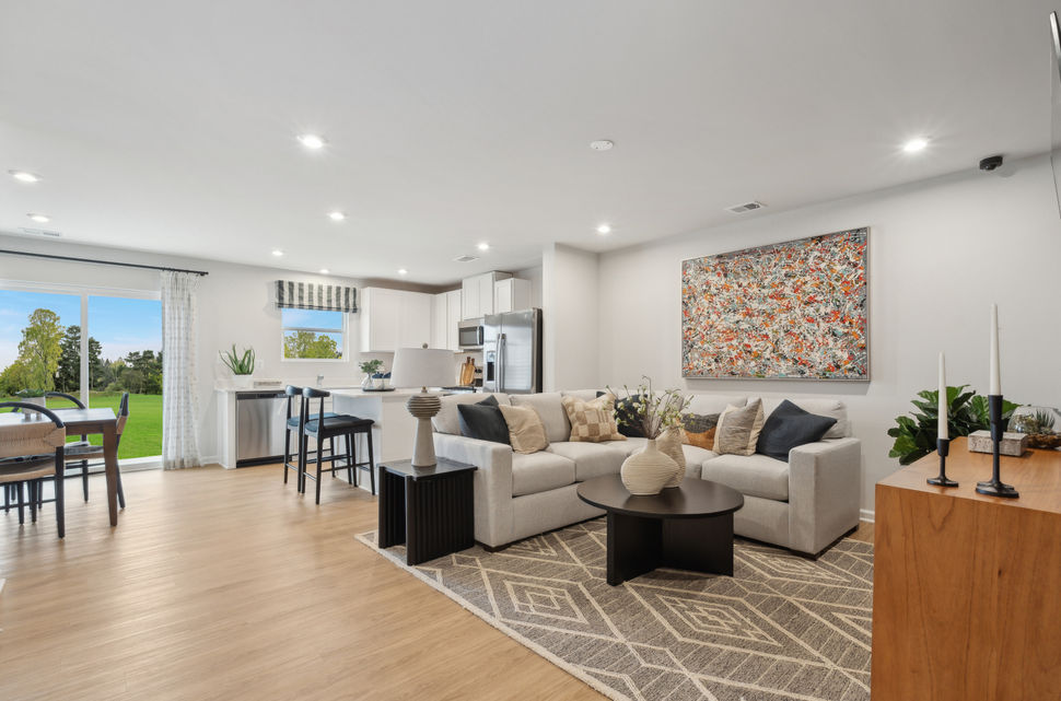 Open concept family room