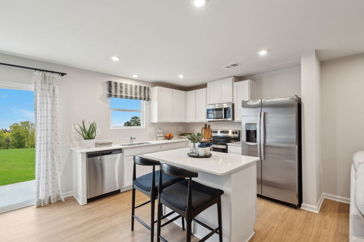 Kitchen with Island Seating
