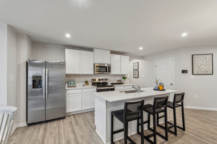 Kitchen with Island Seating