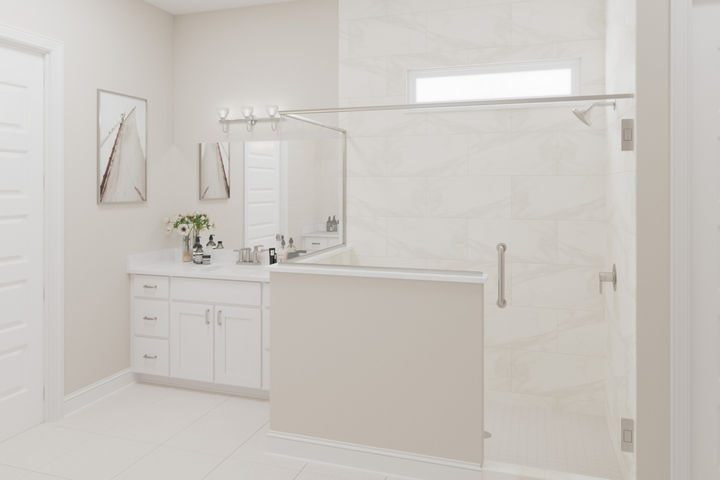 Virtually Staged Bathroom