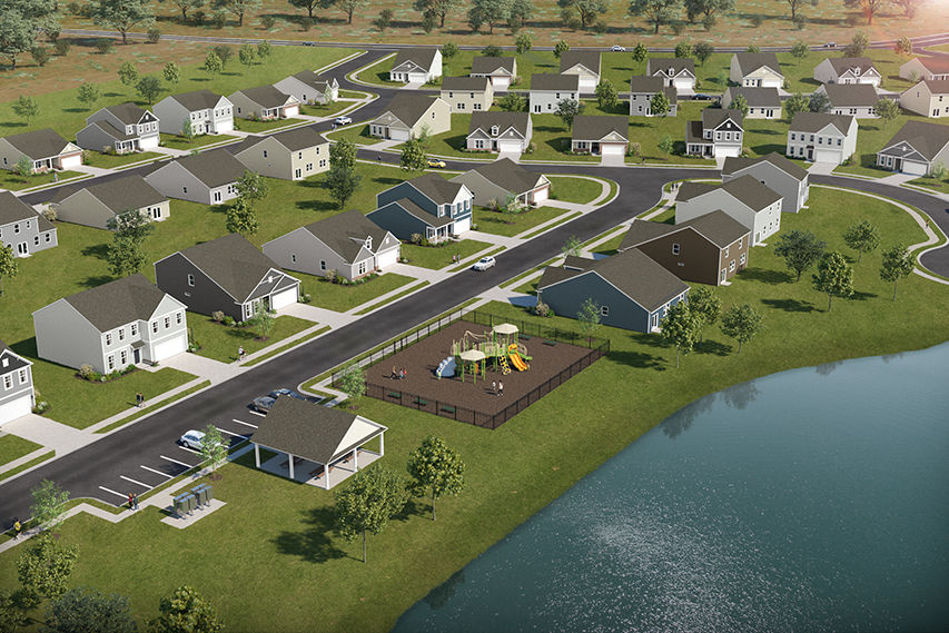 Neighborhood Rendering of Ferguson Farms