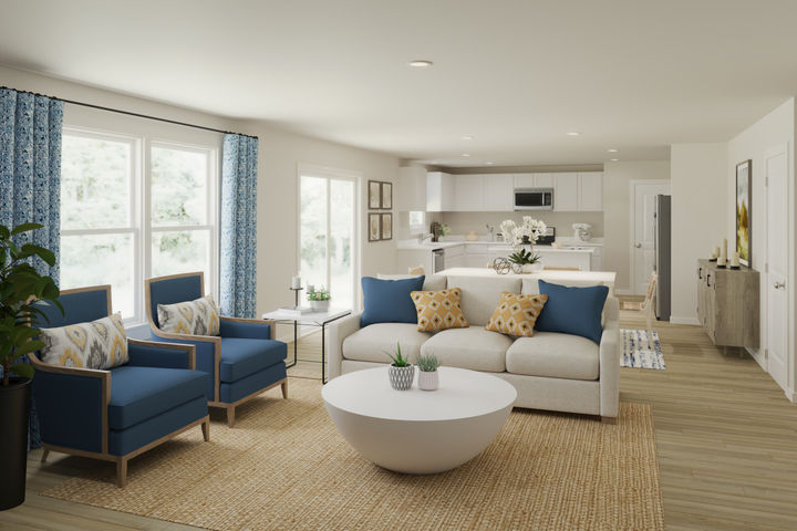 Living Room and Kitchen