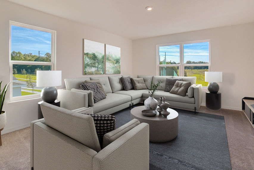 Open Floor Plan of The Linden Home Design