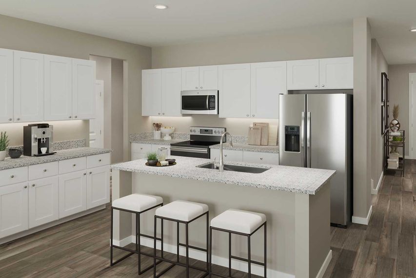 open concept kitchen
