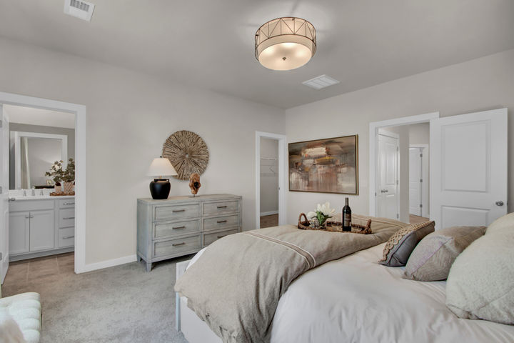 primary bedroom with ensuite bath