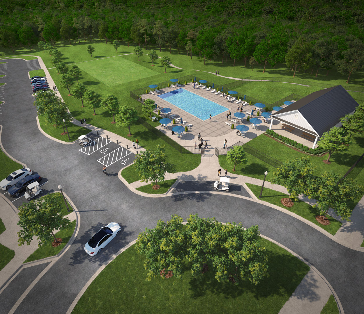 Enjoy Future Onsite Amenities Including Pool, Cabana, Recreation Field