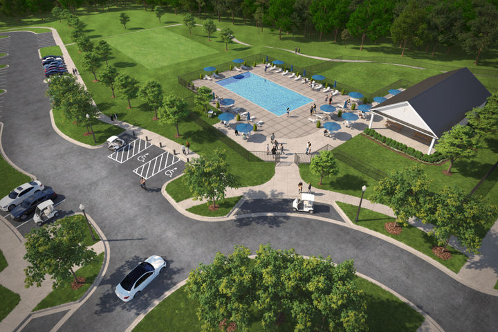 Enjoy Future Onsite Amenities including Pool, Playground, Cabana, Rec Field, and Walking Trails