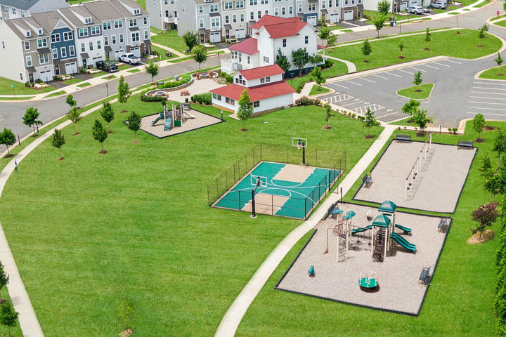 On site amenities include two tot lots, a community clubhouse, fire pits and grilling stations