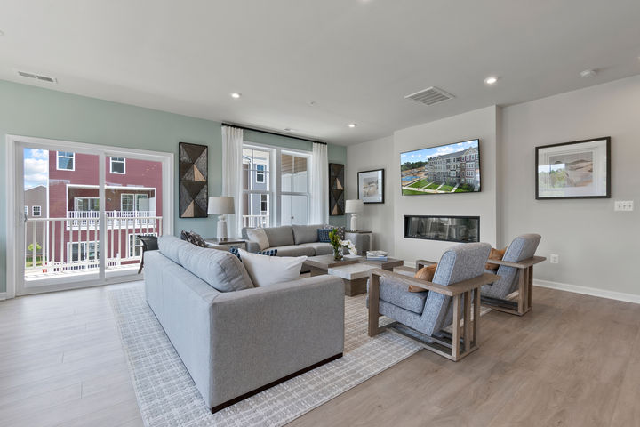 Family Room with Fireplace