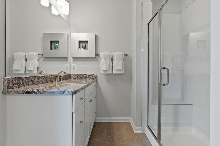 Primary Bathroom with Separate Vanities
