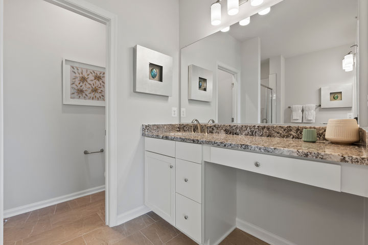 Primary Bathroom with Separate Vanities