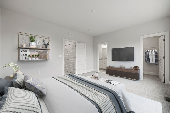 primary bedroom with ensuite bath