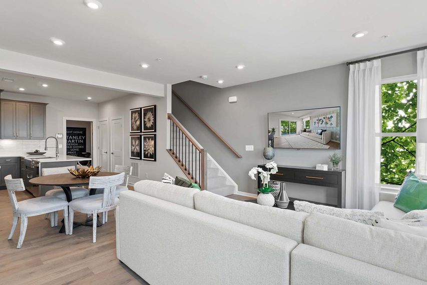 Open Concept Floorplan of The Tessa at Gateway Square