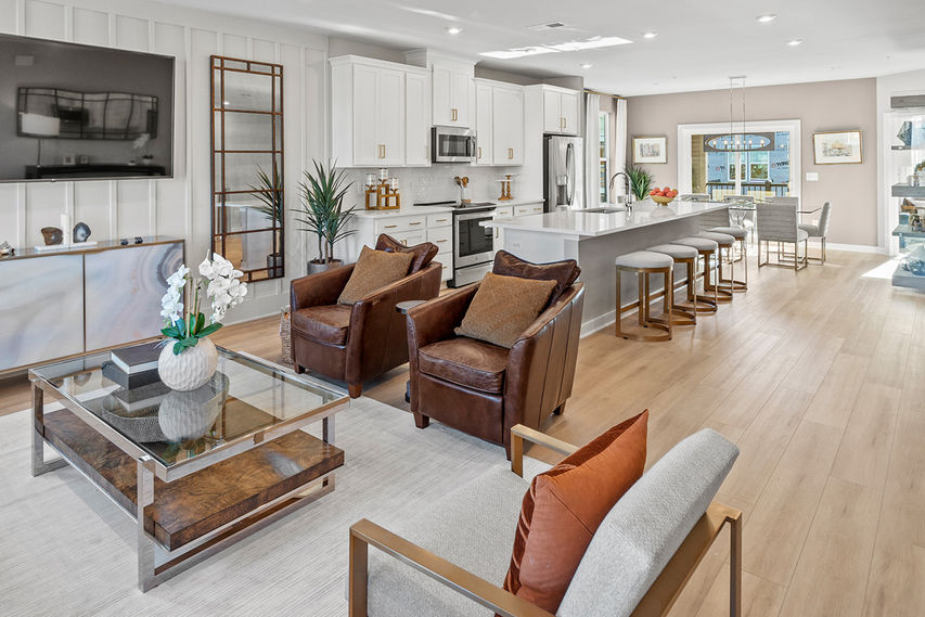 open floor plan of the julianne home design