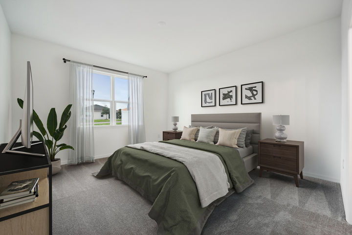 Primary Bedroom of The Seaton at Hidden Cove
