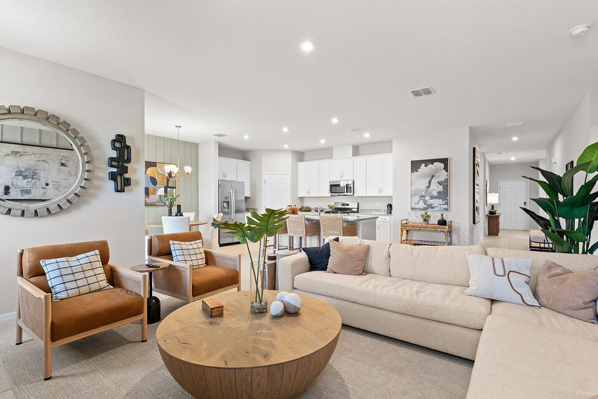 Open Kitchen with Island Seating
