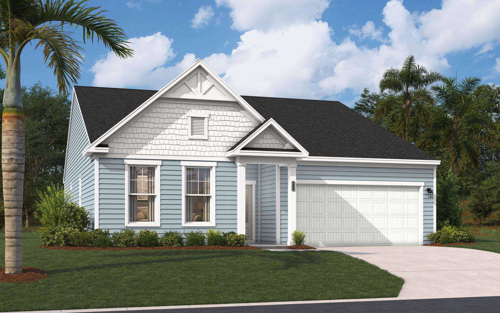 Main Level Living Options with Beautiful Ranch Style Floor Plans at Hunt Club