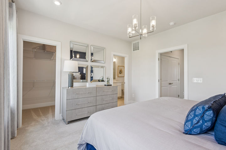 Primary Suite with Walk in Closet and Ensuite Bathroom
