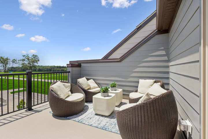 Rooftop Terrace, available on select homesites