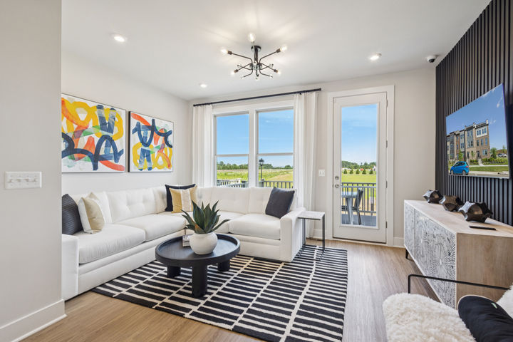 Family Room with Connected Rear Deck
