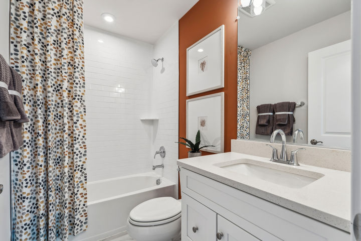 Lower Level Full Bathroom, available on select homesites
