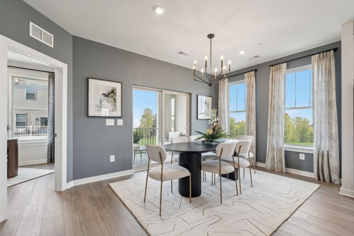 Dining Area with Connected Balcony
