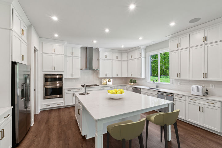 Kitchen with Oversized Island Seating