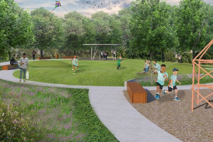 Future neighborhood park and playground