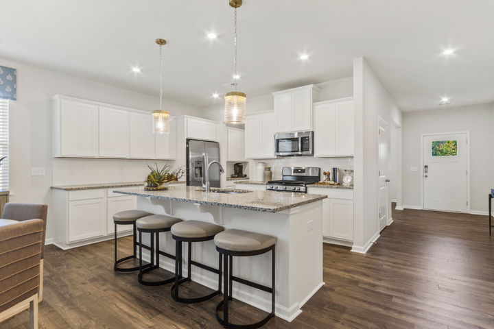 Kitchen with GE Appliances