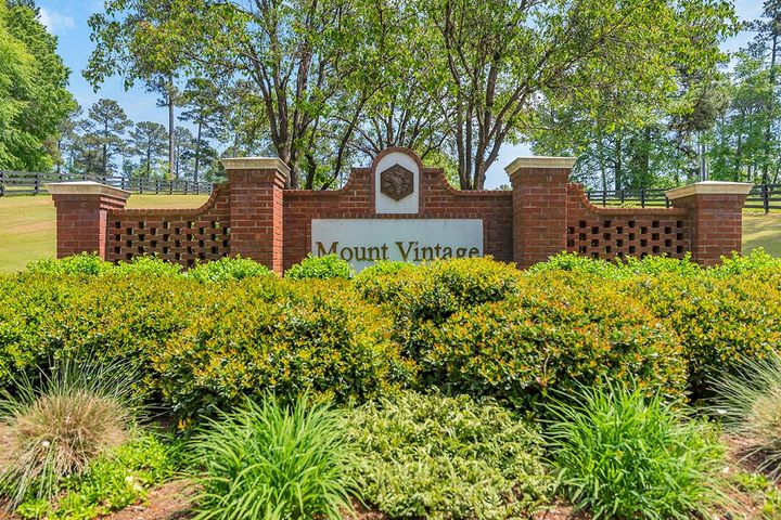 Mount Vintage in North Augusta, SC Entrance Monument