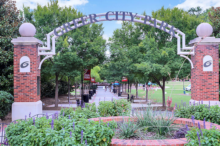 Greer City Park Entrance