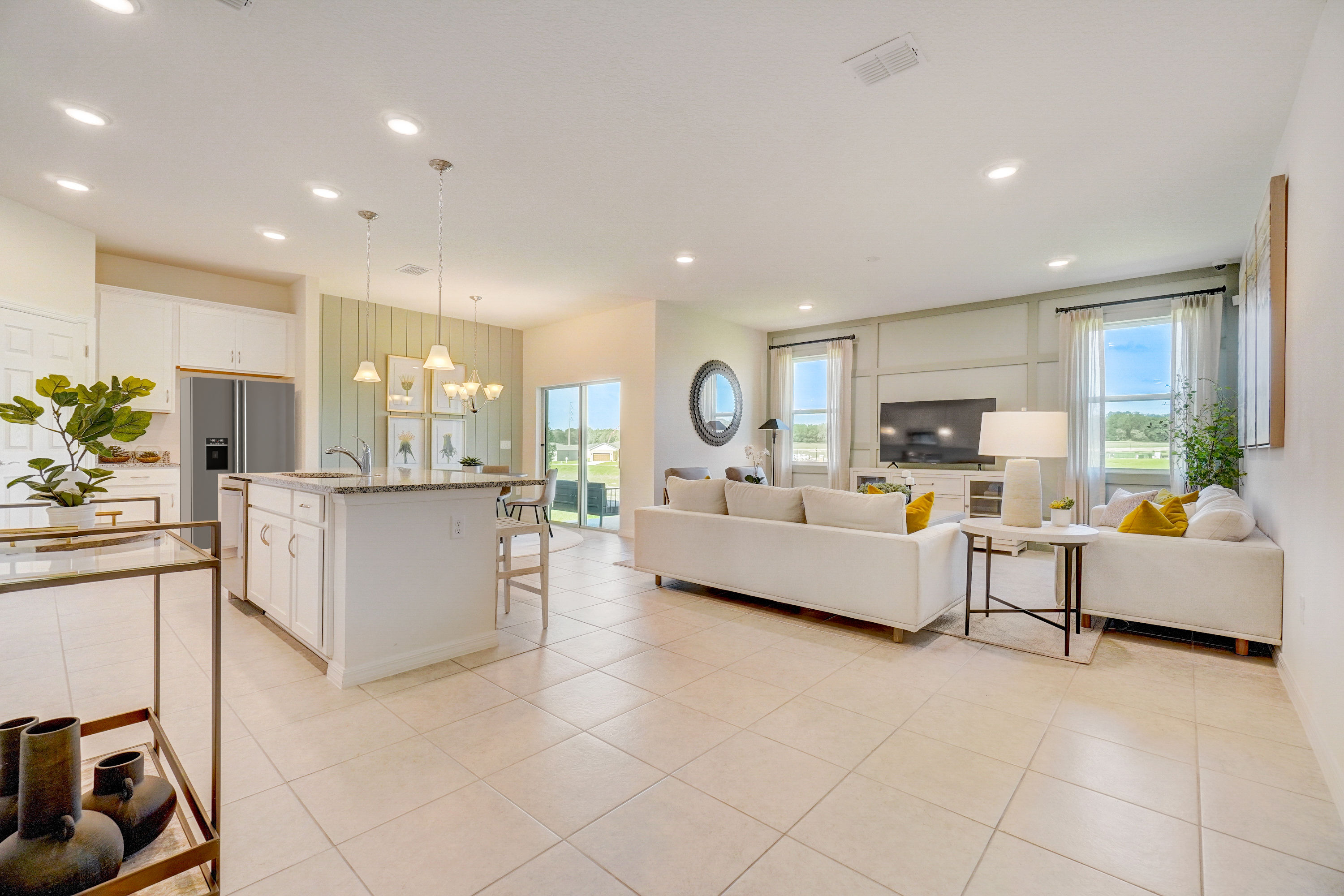 Spacious Main Levels with Tons of Natural Light at Silver Lake Pointe