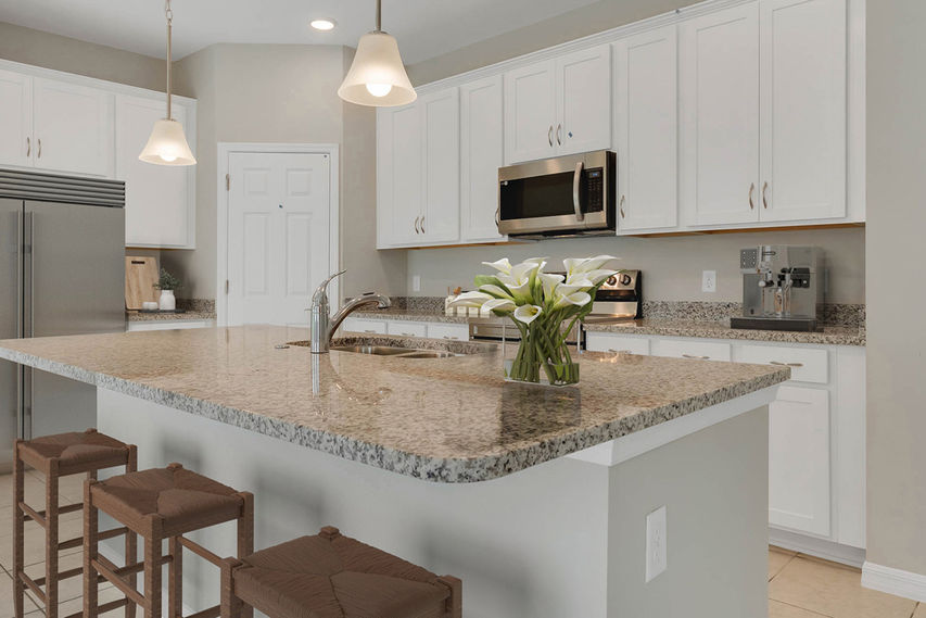 Open Kitchen with Island Seating