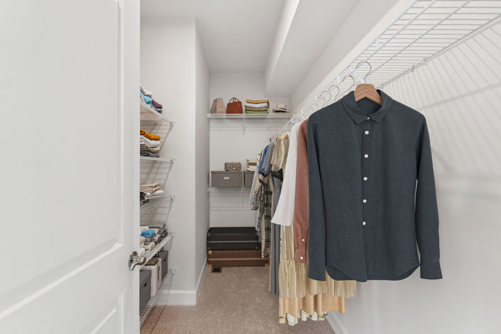 One of Two Dual Walk in Closet